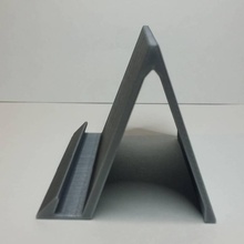 simples rack titular cartão jardim exibição office feira expo 3d print model - Mito3D
