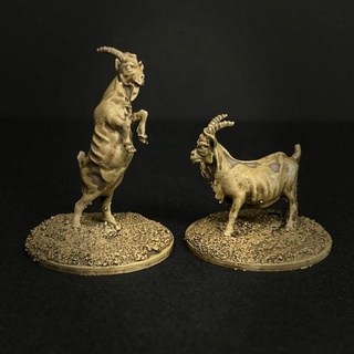 par cabras ossos dedos miniaturas brinquedos jogos animal criatura figuras tampo mesa personagens criaturas bode phillip Blackphillip 3d print model - Mito3D