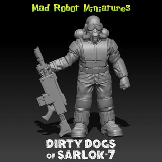 kirli köpekler sarlok 7 kolaylaştırmak deli robot minyatürler 40k koruma savaş oyunları Warhammer imparatorluk bilimkurgu kahramanca masaüstü piyade kaos 28mm kimya wh40k astra çatışma militarum bilim fi dönek Savlar yok 3d print model - Mito3D