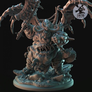 decay prince tainted windmill Tabletop Characters & Creatures Fantasy Universe demon warhammer warlord nurgle 3d print model - Mito3D