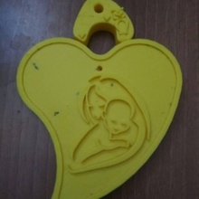 madre bambino cuore gioielli motherbabyheart 3d print model - Mito3D