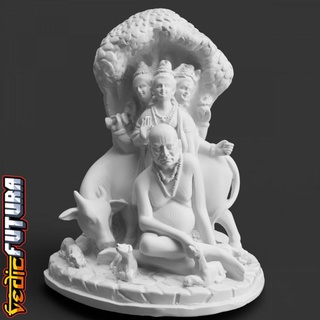 veri Swami samarth diyorama vedik Futura Eğitim Sanat ev Bahçe eşyaları süsler inek Tanrı Hindu Hindistan Shiva aziz Vishnu Brahma 3d print model - Mito3D