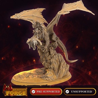 von keelhaul dragon dragon's forge miniatures Tabletop Characters & Creatures Fantasy Universe boss dragons game mini monster mount pirate rpg miniature multipart roleplaying tabletop rider patreon pirates encounter supported gigantic 3d print model - Mito3D