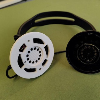 Sony écouteurs orateur assiette partager pièces rechange réparation 3d print model - Mito3D
