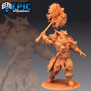 frost giant warrior angry male arctic guard wildling nordic free folk epic-miniatures free fantasy giant guard medieval monster rpg warhammer warrior sla male enemy tabletop angry dungeon dnd nordic folk arctic pathfinder frost npc pre-supported supported pre wildling  3d print model - Mito3D