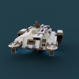 Uzay komünist insan yardımcılar tank komutan downtown3d masaüstü karakterler yaratıklar Sci Fi Evren Araçlar makineler koruma takım model sci fi araç minyatür imparatorluk İleti tau Vesa kimera Hovertank kıyamet Grimdark çekiç başlı Bence 3d print model - Mito3D