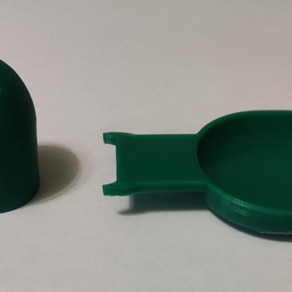 finger spoon sdlebin ricambio parti cucina elettrodomestici piccolo accessibilità specializzato tecnico aiuto cenare dito cucchiaio stoviglie 3d print model - Mito3D