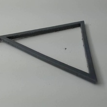 triángulo pulsera colgante pendientes joyería aretes 3d print model - Mito3D