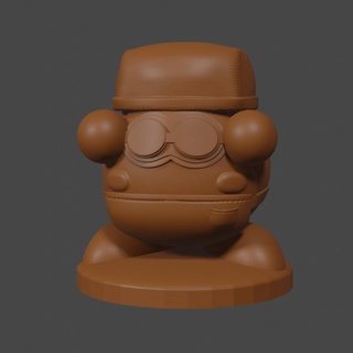 kirby inspired blacksmith waddle dee tabletop dnd miniature yerman munoz Tabletop Characters & Creatures Fantasy Universe land forgotten 3d print model - Mito3D