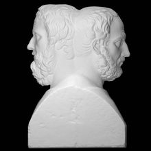 double herm thucydide hérodote l'institut klassische arch ologie vienne numérisation 3d print model - Mito3D