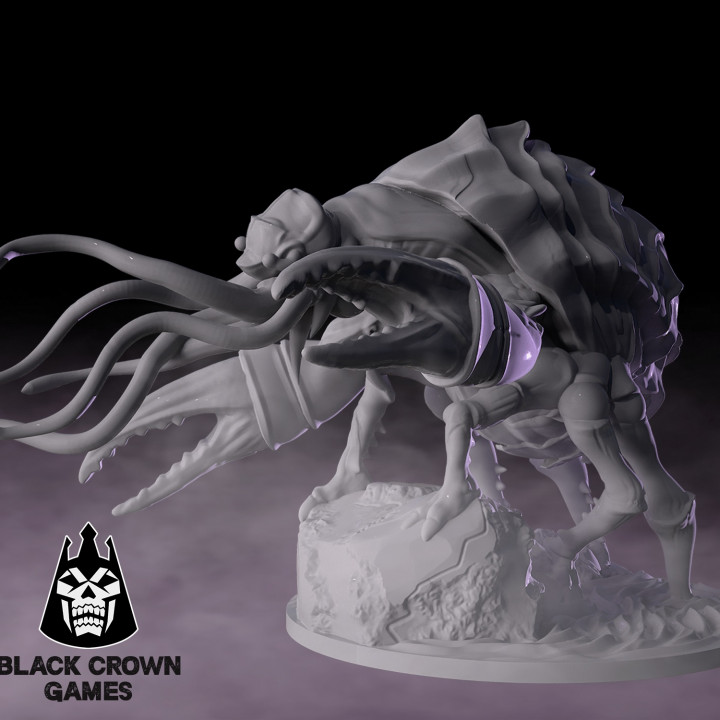 crabthulhu - rock black crown games Tabletop Characters & Creatures Fantasy Universe book dragons dungeons mind cthulhu masters d&d crustacean call dnd lovecraftian chuul illithid aberration mindflayers uchuulon 3D print model - Mito3D