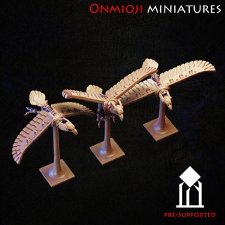 egípcio pássaro construir Stanislav Kuznetsov loja rpg Morto vivo miniatura tampo mesa jogo guerra 10mm abutre 3d print model - Mito3D