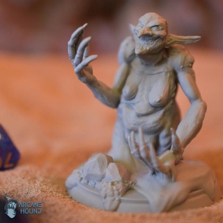sand hag shalheira - pre-supported arcane hound Tabletop Characters & Creatures Fantasy Universe Store desert fantasy evil tabletop dnd fey presupported feywild 3d print model - Mito3D