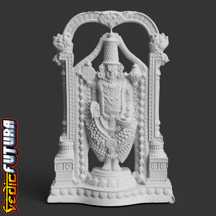 Venkateswara sustentador seres védico futura Dios hindú India vishnu venkateshwara 3D print model - Mito3D