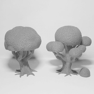miniatura alberi Giacobbe Janiak tavolo 3D stampabile terreno ambiente fantasia foresta Giochi albero warhammer legna d foglie fogliame cespugli 3d print model - Mito3D