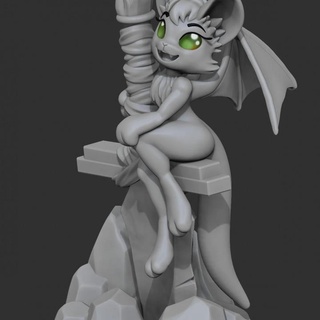fidget fanart mike Tabletop Characters & Creatures Fantasy Universe dust elysian tail game 3d print model - Mito3D