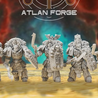 aegyptian shield guard atlan forge  Tabletop Tabletop Characters & Creatures Sci-Fi Universe Tabletop Tabletop Characters & Creatures 3d print ancient egypt guard mini sci-fi shield tomb miniature scifi tabletop wargame bits 32mm grimdark  3d print model - Mito3D