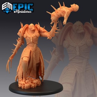 armored bone claw skeleton monster undead encounter epic-miniatures Store fantasy medieval rpg warhammer sla enemy tabletop dungeon dnd pathfinder npc pre-supported supported pre 3d print model - Mito3D