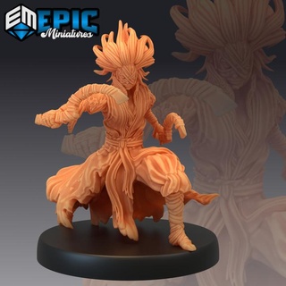 bandage warrior fighting combat master undead commander soldier epic-miniatures Store fantasy medieval monster rpg sword warhammer sla enemy tabletop dungeon dnd pathfinder npc pre-supported supported pre 3d print model - Mito3D