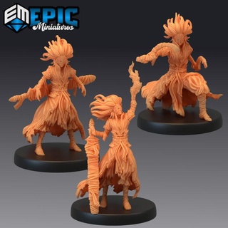 bandage warrior set sword master undead commander soldier epic-miniatures Store fantasy medieval monster rpg warhammer sla enemy tabletop dungeon dnd pathfinder npc pre-supported supported pre 3d print model - Mito3D