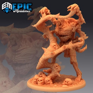 human bone golem magic skeleton giant construct undead guard epic-miniatures Store fantasy medieval monster rpg warhammer sla enemy tabletop dungeon dnd pathfinder npc pre-supported supported pre 3d print model - Mito3D