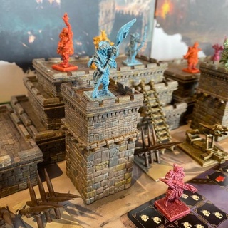 isteğe bağlı kuleler harika duvar masa oyunu uyanmak krallıklar 3dlayeredscenery yazı tahtası oyunlar masaüstü 3D yazdırılabilir arazi fantezi tarihi Ortaçağa ait Warhammer manzara uyanış alemleri 3d print model - Mito3D
