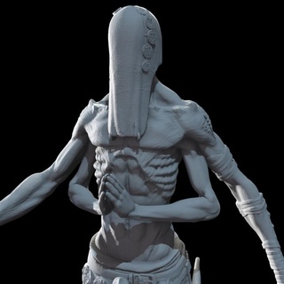 néant wight 75mm Jeremy forgeron table personnages créatures fantaisie univers créature monstre Mort vivant détail original dnd 3d print model - Mito3D