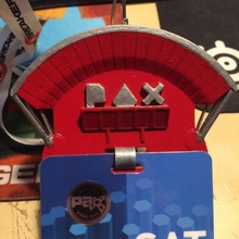 pax east 2016 badge titolare fan art paxeast pennyarcade badgeholder 3d print model - Mito3D