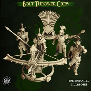 bolt thrower crew - high elves master forge Tabletop Characters & Creatures Fantasy Universe highelf highelves boltthrowercrew 3d print model - Mito3D
