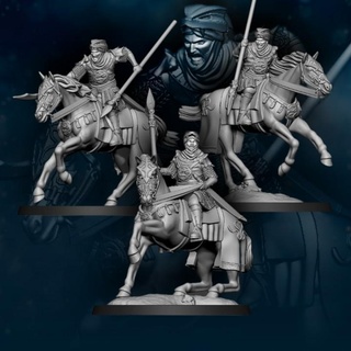 3x snake rider horse - mounted davale games Tabletop Characters & Creatures Fantasy Universe fantasy wargames miniature 3dprinting patreon 28mm dnd frostgrave tabletopgames riders humans davalegames snakearmy 3d print model - Mito3D