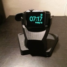 apple watch titulaire gadgets l'électronique regarder applewatchholder 3d print model - Mito3D