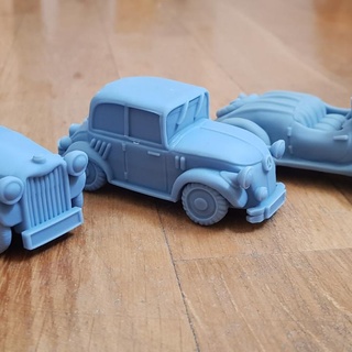 gangster bang transporters celia fermoselle Toys & Games Toy Vehicles Tabletop Machines miniatures plane cars boardgames driver gangsters 3d print model - Mito3D