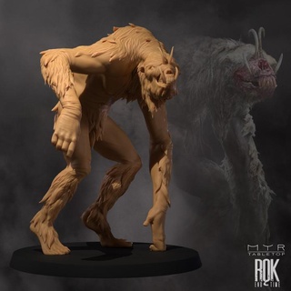 mountain troll myr tabletop Tabletop Characters & Creatures Fantasy Universe creature dark fantasy grim monster old rpg viking boardgame norse ogre dnd r k 3d print model - Mito3D