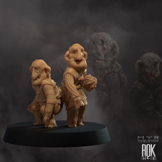goblin fire throwers myr tabletop Tabletop Characters & Creatures Fantasy Universe dark fantasy forest grim old rpg viking evil enemy boardgame norse dnd r k 3d print model - Mito3D