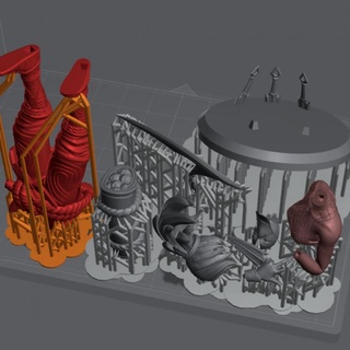 lega leggende akali figura supportato simon fan arte azione figure supporto lol 3d print model - Mito3D