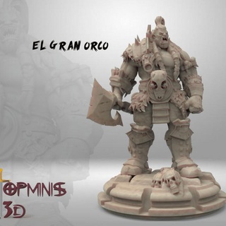 orco para Juegos rol Ignacio Berbel Garcia masaüstü karakterler yaratıklar fantezi Evren trol Warcraft d ogro dem nio cüce dev gooblin 3d print model - Mito3D