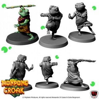 asian frog monk pre-supported mojibake collectibles  Tabletop Tabletop Characters & Creatures Fantasy Universe Tabletop Tabletop Characters & Creatures Store monk frog asian presupported mojibake  3d print model - Mito3D