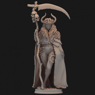kat martin's witch's brew - 75mm miniature kenny walch Tabletop Characters & Creatures Fantasy Universe female witch druid nudity occult 3d print model - Mito3D