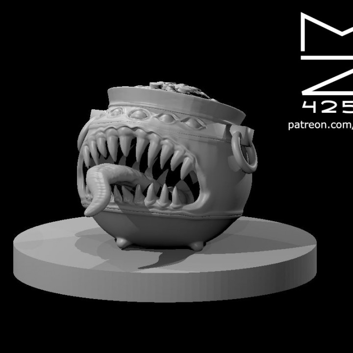 pot gold mimic miguel zavala Tabletop Characters & Creatures Fantasy Universe 3D print model - Mito3D