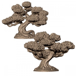 bonsai arvores willy tampo mesa 3D imprimível terreno plantar natural Ásia tronco terre árvore 3d print model - Mito3D