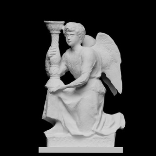 angel candlestick scan world Scan the World michelangelo italy russia 3dprintable photogrammetry cast bologna 3d print model - Mito3D