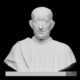busto pietro mellini escanear mundo retrato 3dprintable fotogrametría emitir 3d print model - Mito3D