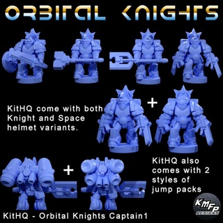 orbital chevaliers kithq commander personnages 6 8mm kmfp dessins table créatures Sci univers 40k épique Chevalier espace étoile guerre Marin 6mm 3d print model - Mito3D