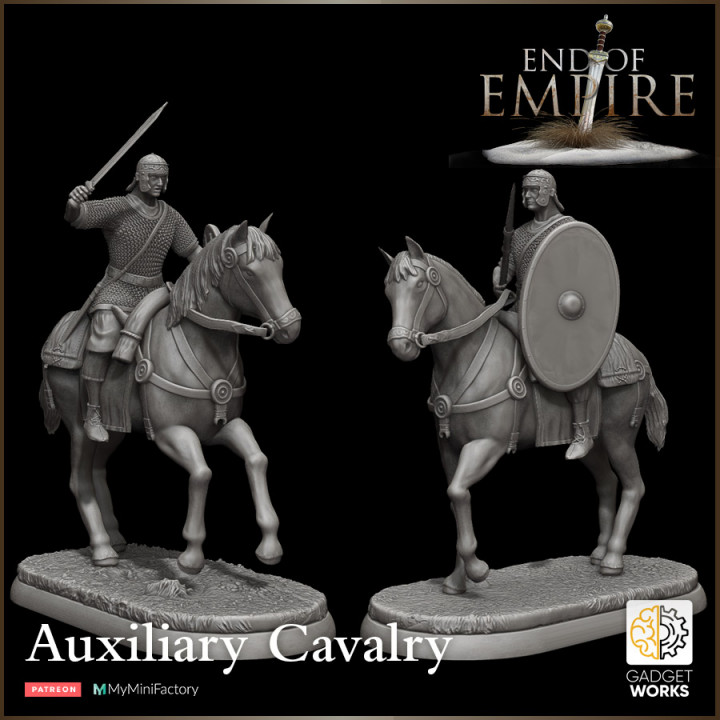 romano cavalleria ausiliario impero gadgetworks tavolo personaggi creature storico universo antico parete cavallo legione cotta maglia legionario tabletopcharacters creatures gt fantasyuniverse Britannia 3D print model - Mito3D