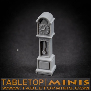 grandfather clock tabletopminis Tabletop 3D Printable Terrain furniture prop time scenery 3d print model - Mito3D