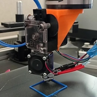 extruder arm robot flange hassan zentani Build a 3D Printer bracket mitsubishi titan robotics 3d printing hotend e3d v6 industrial rv2 aj 3d print model - Mito3D