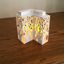 tod's omotesando edificio toyo ito educación arquitectura lámpara luz tokio árboles fachada 3d print model - Mito3D