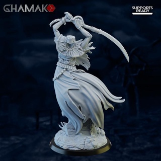 feuilles 39 orage 6 soutien prêt ghamak table personnages créatures fantaisie univers boutique dragons donjons fantôme marteau guerre miniature jeu dnd éclaireur spectre wh aos nighthaunt 3d print model - Mito3D