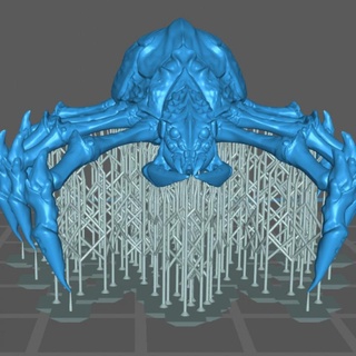 blindado araña mini ga mesa caracteres criaturas Sci Fi universo stl bestia 3d print model - Mito3D