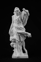 diana cacciatrice palazzo versailles in francia scansione dea romano scultura marmo parigi 3d print model - Mito3D